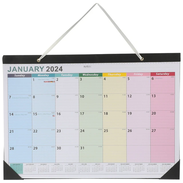 2024 WALL CALENDAR Memo Calendars Countdown 20242025 Yearly Planner