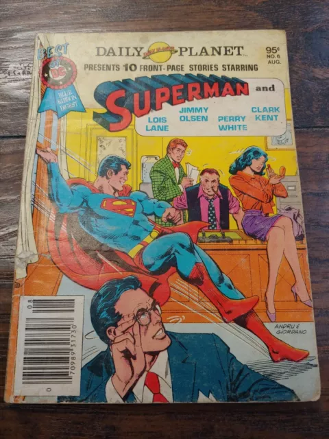 Vintage Best Of DC Blue Ribbon Digest Superman Vol. 2 #6 July/Aug 1980