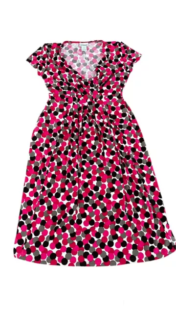 Motherhood Maternity Polka Dot Dress Size Small, Short Sleeve