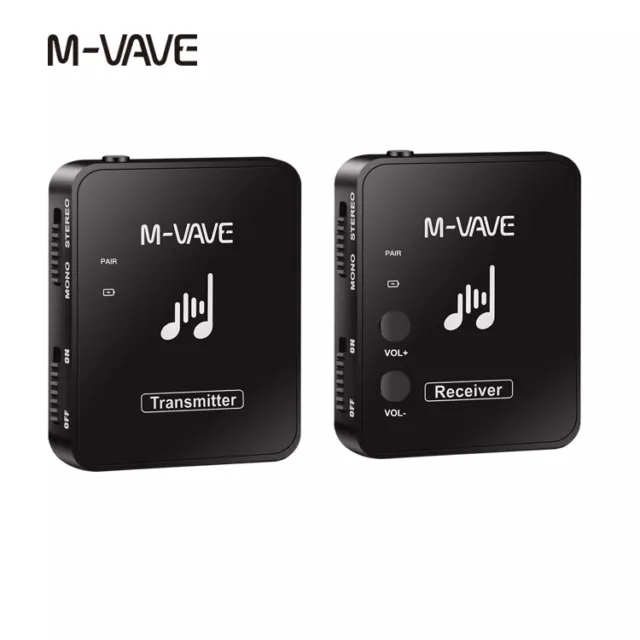 M-VAVE WP-10 Wireless in-Ear Monitor 2.4G Guitar Transmitter Receiver System UK