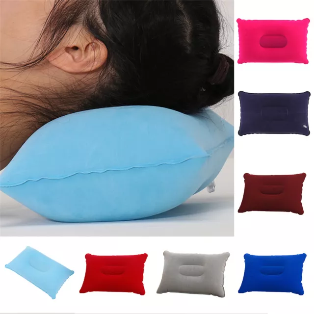 Portable Ultralight Inflatable Air Pillow Cushion Travel Hiking Camping