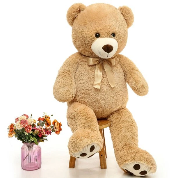 51''Giant Teddy Bear Stuffed Animal Soft Big Plush Toy Gifts for Kids Girlfriend
