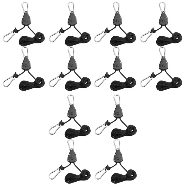 12 pcs Seil Clip Aufhänger Einstellbare Licht Kleiderbügel 11
