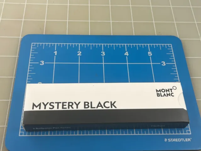 Judd's New Pack of Montblanc Black Medium Ballpoint 2 Refills