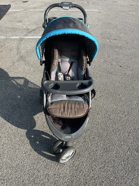 Cochecito individual Baby Trend EZ Ride 5 ruedas delanteras neumático gris, modelo usado bueno