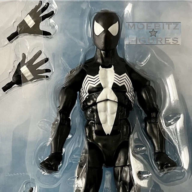SYMBIOTIC SPIDERMAN MARVEL Legends Retro Spiderman series black suit