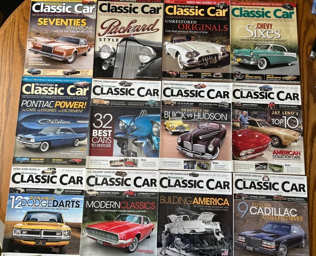 Lot of 12 - 2010 Hemmings Classic Car Magazine Full Year