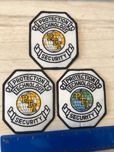 3 Protection Technology Security Shoulder Patches PTI