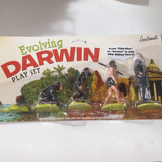 Accoutrements Evolving Darwin Play Set Figures New & Seal Collectible Item 11855