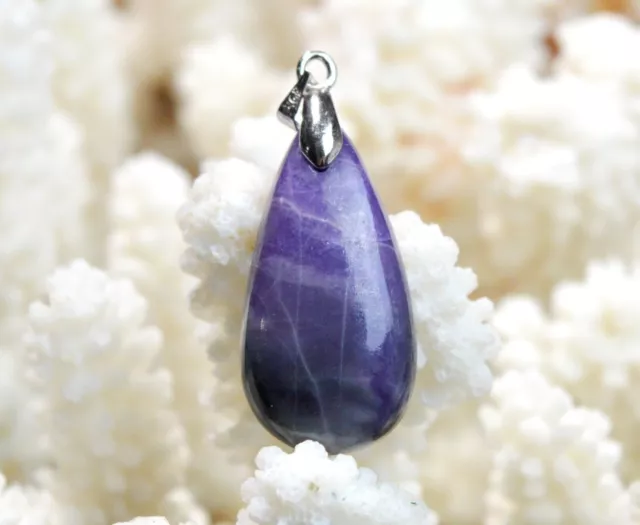 Sugilite 25.8 carats - pendentif cabochon pierre naturelle - Afrique du Sud