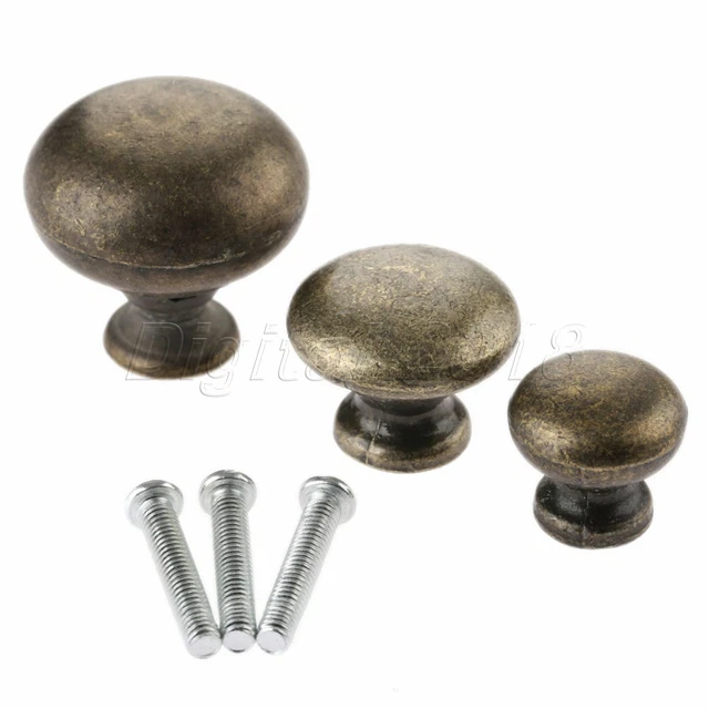 Antique Bronze Mini Drawer Cupboard Bin Knobs Retro Cabinet Door Pull Handles