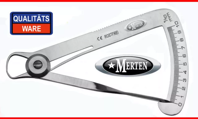 Messzirkel Iwanson - METALL - Tasterzirkel Edelstahl - Zahntechnik Dental