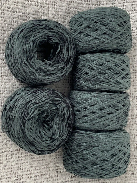 KNITTING CROCHET JOB LOT YARN CAKES 330g CHENILLE BUNDLE