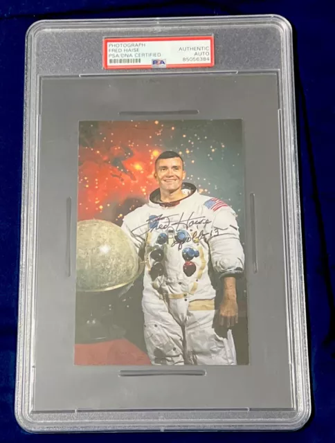 Fred Haise Autograph Apollo 13 NASA Astronaut PSA/DNA Authenticated Signed Photo