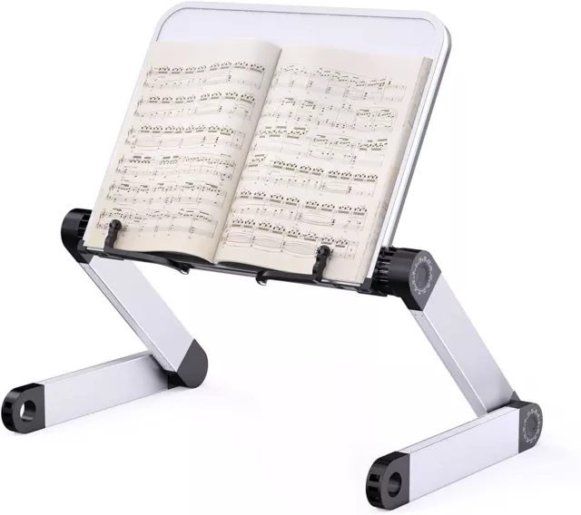 Book Stand Multifunctional Adjustable Laptop Stand Book Ipad Holder with Clips