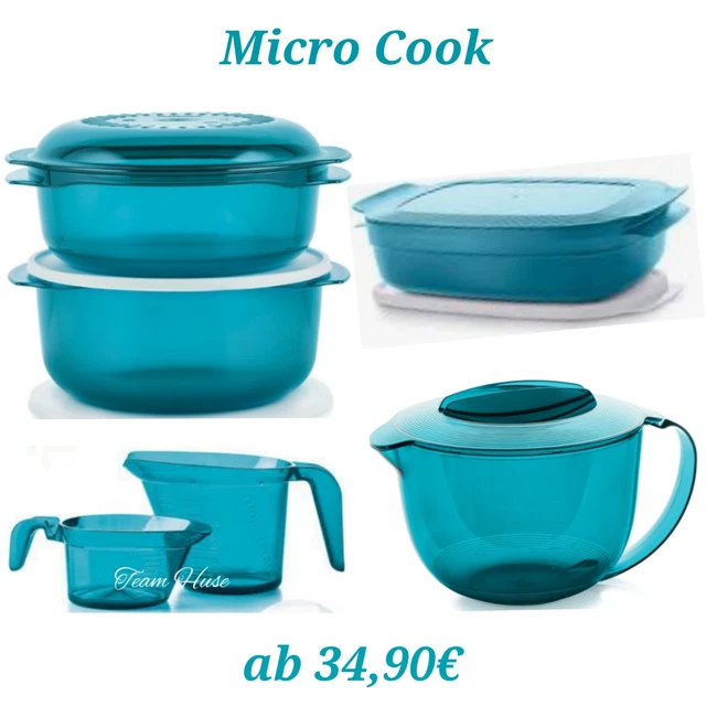 TUPPERWARE MICRO COOK Kanne / Kasserolle / Micro-3-Garset / Kännchen ...