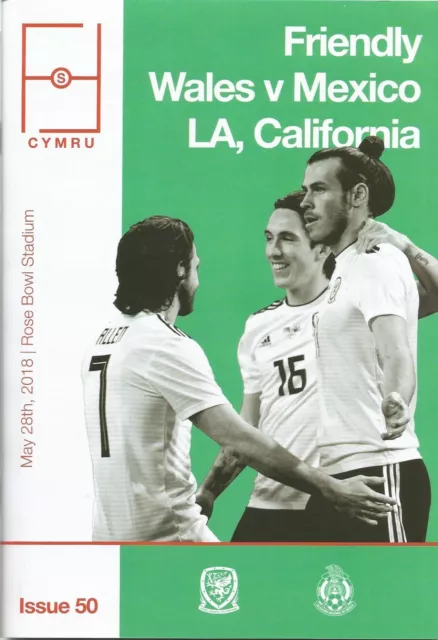 MEXICO v WALES  28/05/18   FSF CYMRU GUIDE