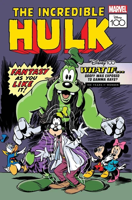 Amazing Spider-Man #21 Disney100 Hulk Variant (Nm) 2023 Marvel / Disney Goofy