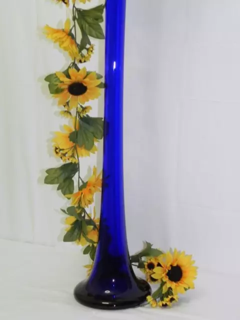 GROSSE Joska Design Glas Bodenvase Silberberg Kristall Mundgeblasen 84 cm Vase 3