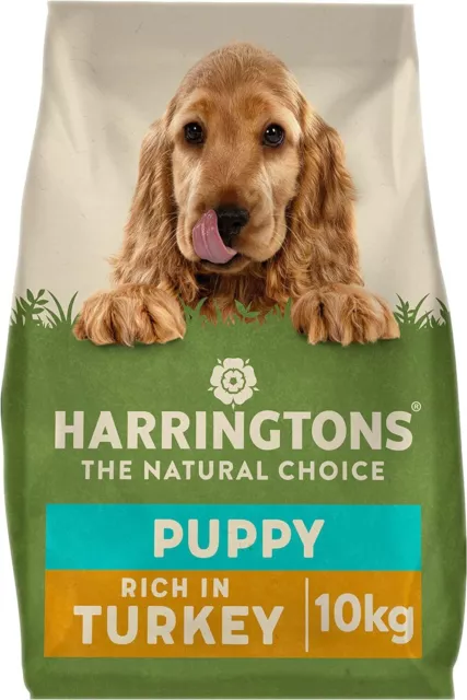 Harringtons Complete Dry Puppy Food Turkey & Rice 10kg - Made with All Natural