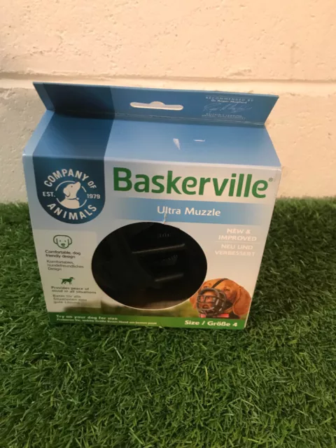 Baskerville Ultra Dog Muzzle Padded Comfortable / SIZE 4