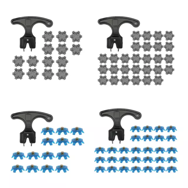 Pointes de chaussures de Golf à visser pour hommes et femmes, installation