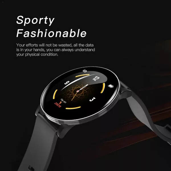 Waterproof Smart Watch Blood Pressure Oxygen Heart Rate Monitor for Android IOS 3