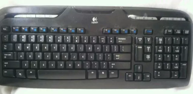 Logitech Cordless Desktop Keyboard EX110 Wireless Black NO Receiver