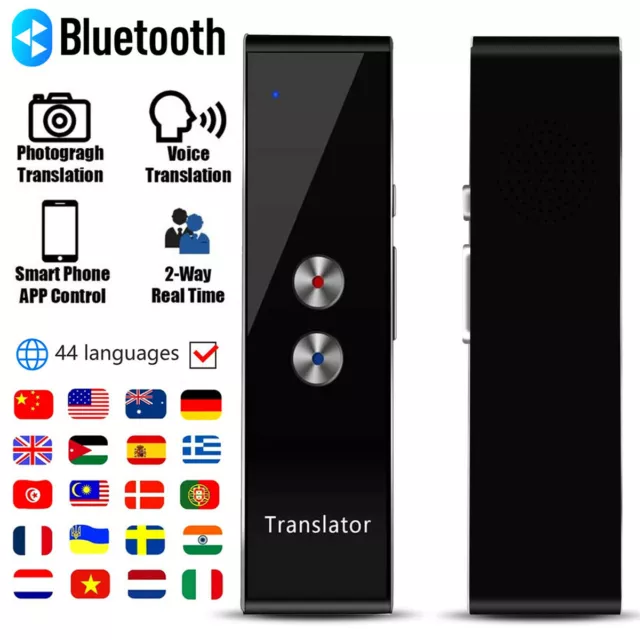 T8 Portable Smart Translator Real Time Voice Language Translation Pocket Device