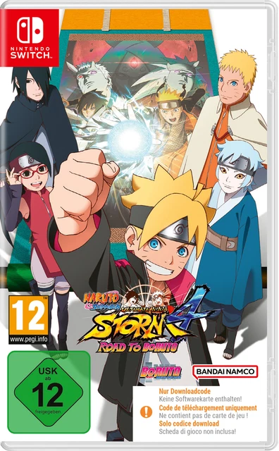 NARUTO SHIPPUDEN NINJA Storm 4: Road to Boruto Code in the Box Switch ...