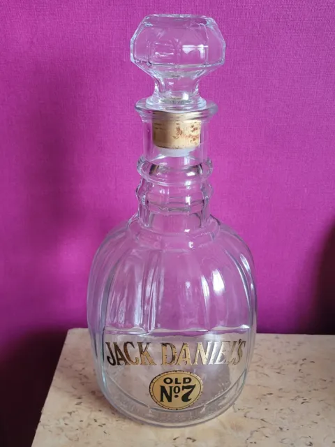 Ancienne bouteille Whisky verre moulé - Vintage by fabichka