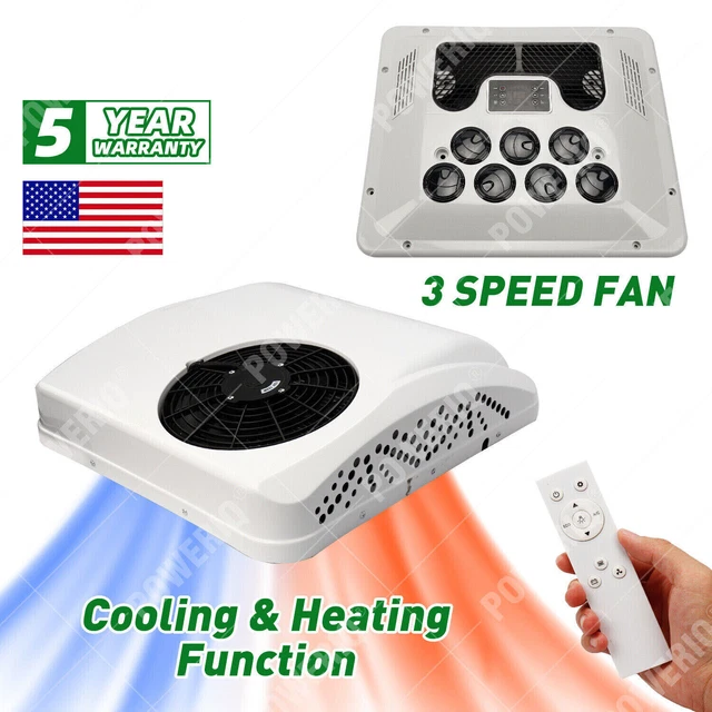 FIT MOTORHOME RV 12V RV air conditioner electric rooftop Heat & cool AC