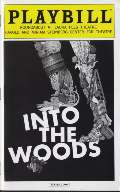 3 Sondheim Broadway Playbills: Into the Woods, Sweeney Todd, and the Forum