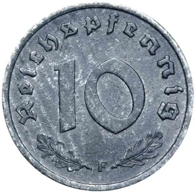 Deutsches Reich - Alliierte Besatzung - Münze - 10 Reichspfennig 1947 F