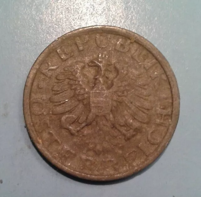 Austria 10 Groschen coin 1948 2