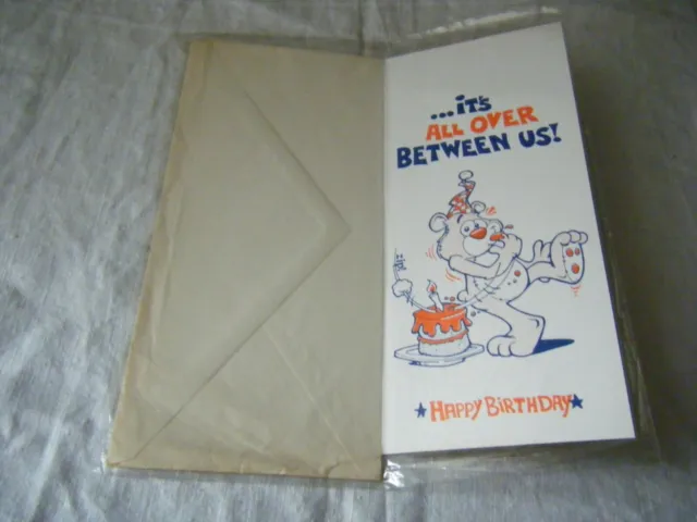 Vintage Comic Greetings Card, On Your Birthday if you decide to .., 1970's/80's 2
