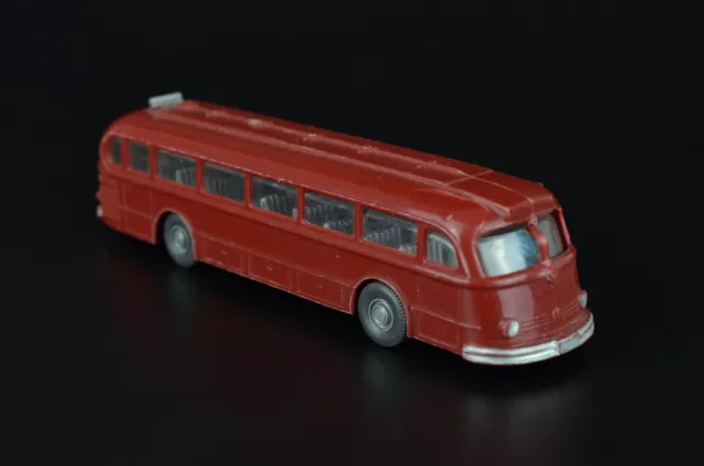 Wiking Modellauto Bus Omnibus Plastik um 1960 Antik Spielzeug