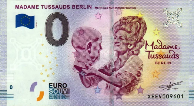 Null Euro Schein - 0 Euro Schein - Madame Tussauds Berlin 2019-1