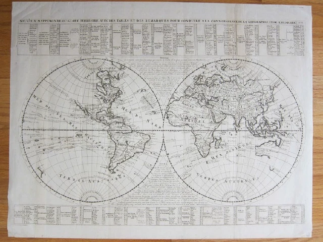 nouveaux-mappemonde-ou-globe-terrestre-avec-des-tables-chatelain