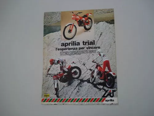 advertising Pubblicità 1981 MOTO APRILIA TRIAL 50