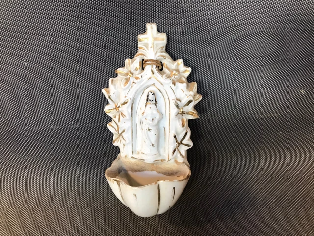 Bénitier laiton et marbre | Atelier W
