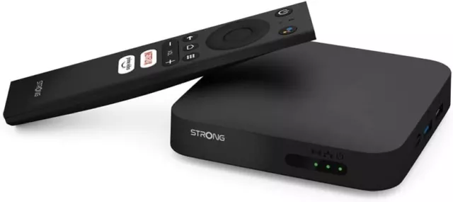 Smart Box Android TV Ultra HD 4K HDR Chromecast Assistant Vocal Google, Netflix.