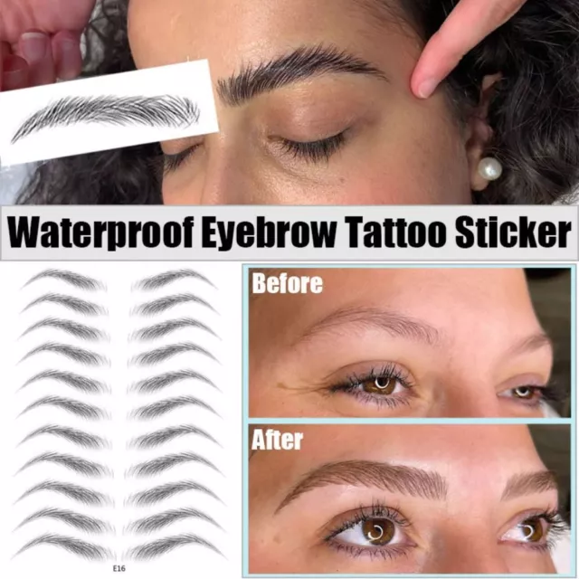 Tattoos Stickers Eyebrow Stickers Water Transfers Decals Simulation Eye Brow