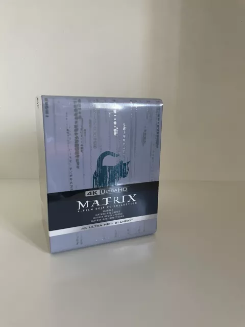 The Matrix : 4 Film Collection - Exclusive 4K + Blu Ray Box Set - New Sealed 2