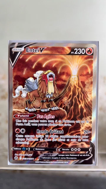 Carte Pokemon Entei V alternative FA GG36/GG70 EB12.5 Zénith Suprême NEUF FR ⭐️
