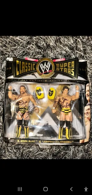 WWE Jakks Classic The Killer Bees With Autographed Signatures