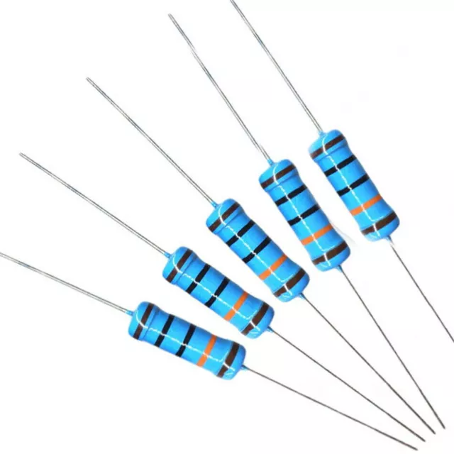 5 Resistenze 100K Ohm ±1% 1W Metal Film THT Ø3,5x10mm ( 5 pezzi )