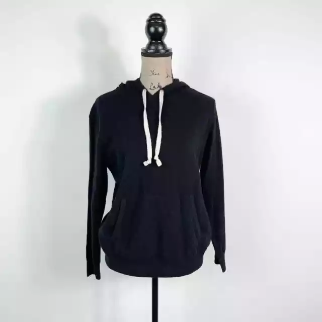Sofia Cashmere NWT Women's Luxe Cashmere Hoodie Black Size M