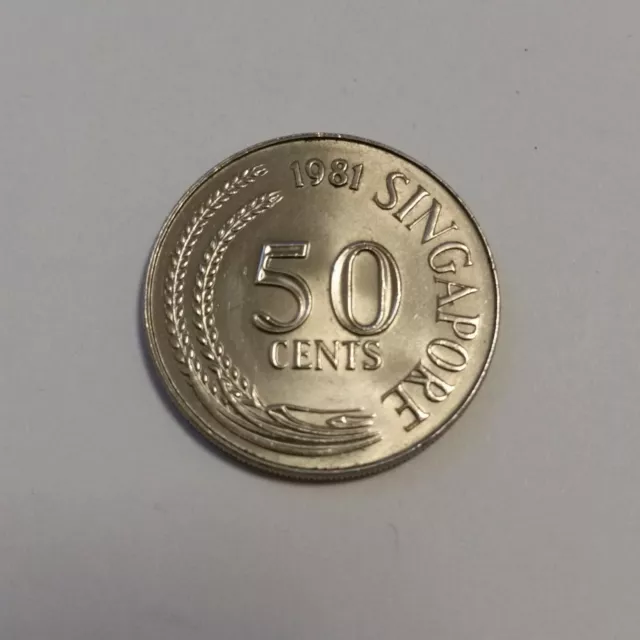 Singapur 50 Cents 1981