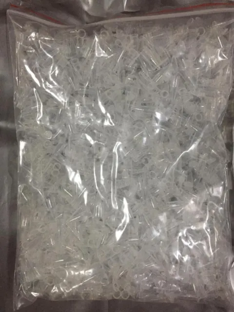 0.2mL Centrifuge Clear PCR Tubes w/ Attached Dome Cap, 1000/bag